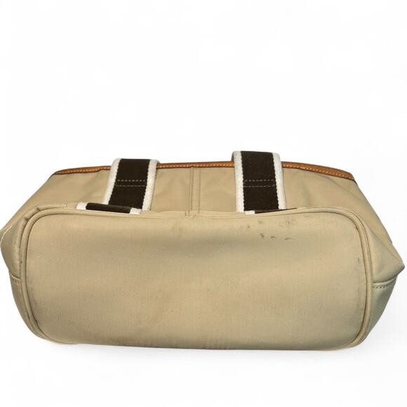 Coach Vintage Hampton Mini Tote. Top Handle Mini Bag Nylon leather. - Picture 2 of 8